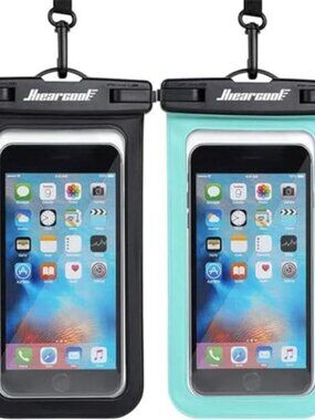 Waterproof Phone Pouch Dry Bag Touchscreen Beach Cruise Waterproof Case 2 Pack